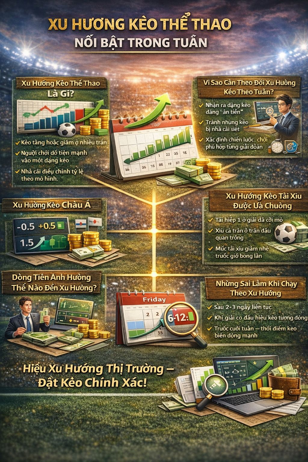 Xu hướng kèo thể thao tuần này