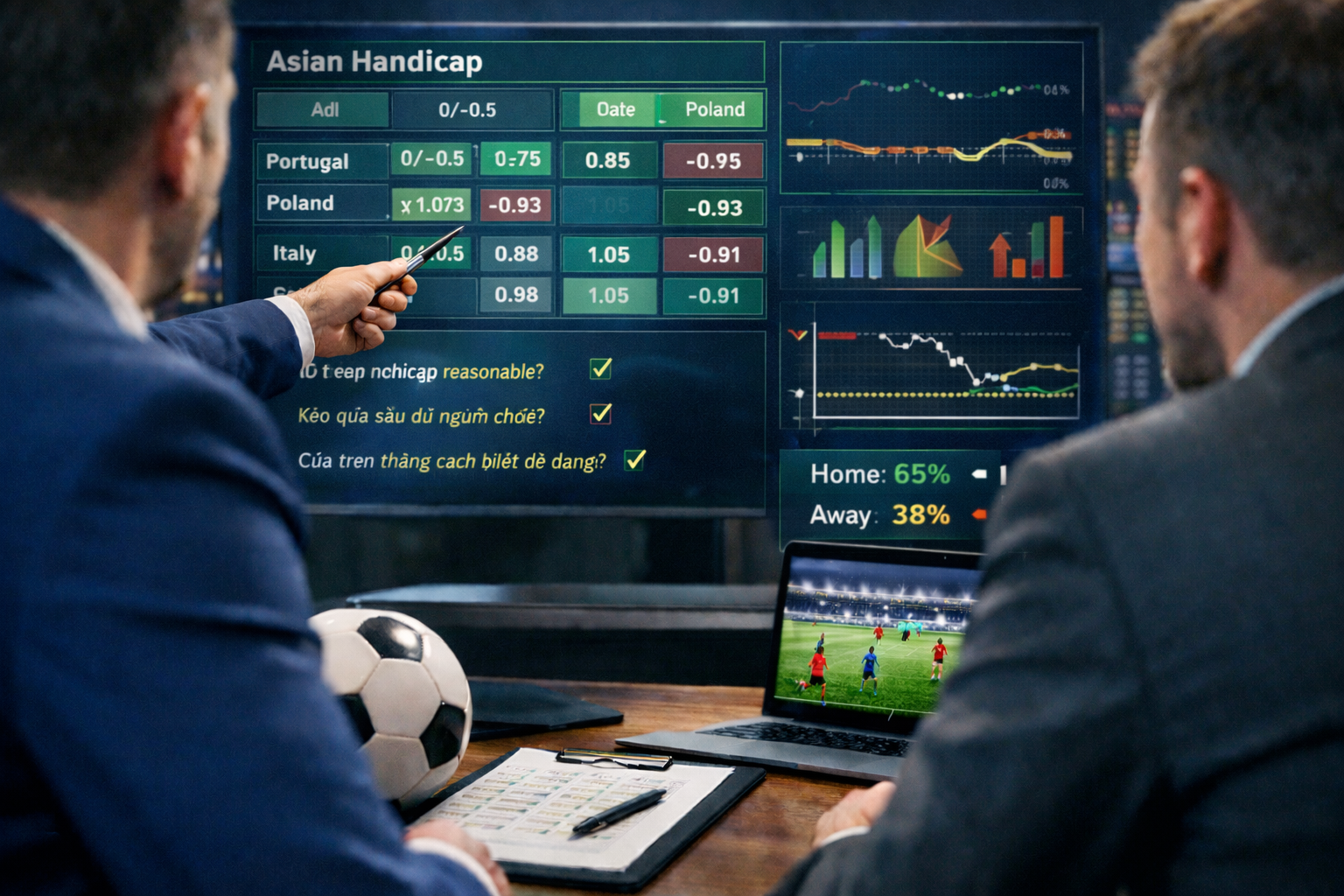Phân tích kèo bóng đá trực tuyến